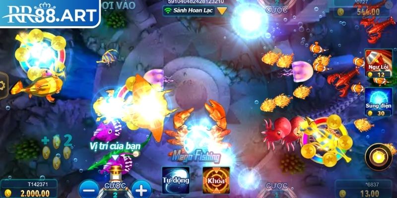 Vương Gia Đánh Cá RR88 - Trải Nghiệm Đại Dương Sống Động 3 Sử dụng chiến thuật theo đợt